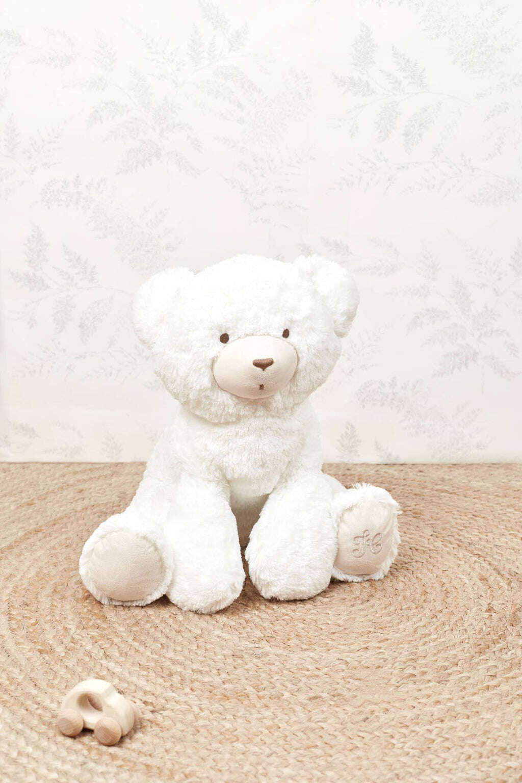 Prosper l'ours polaire - 60 cm écru