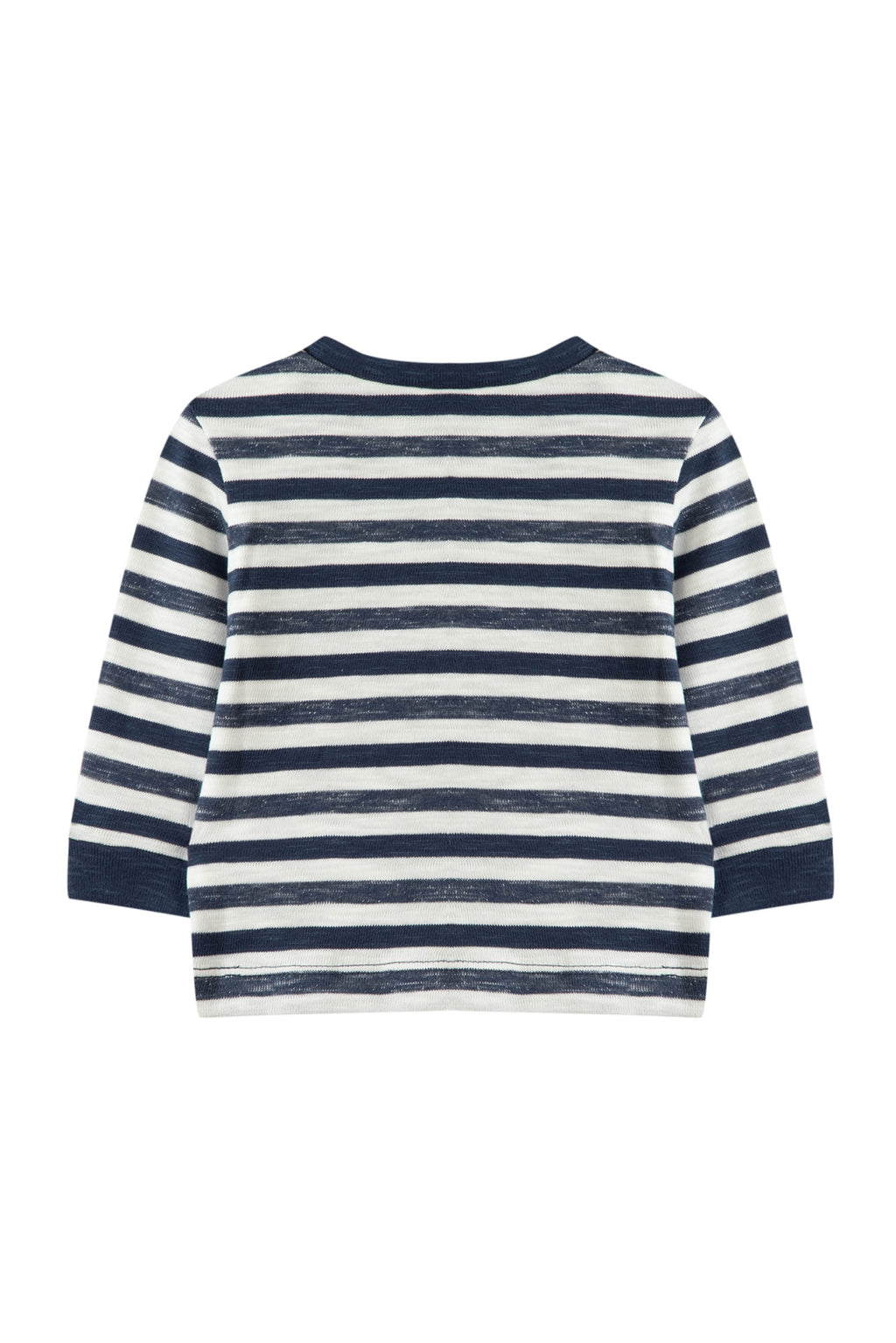 T-shirt - Striped cotton Blue skipper