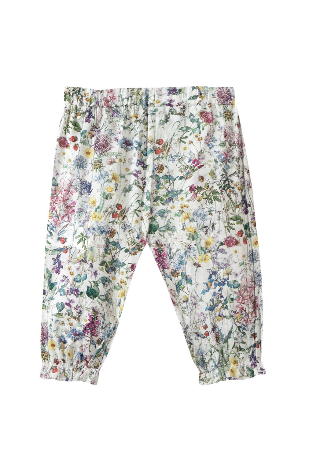 Trousers - Cotton fabric Liberty Green of Grey