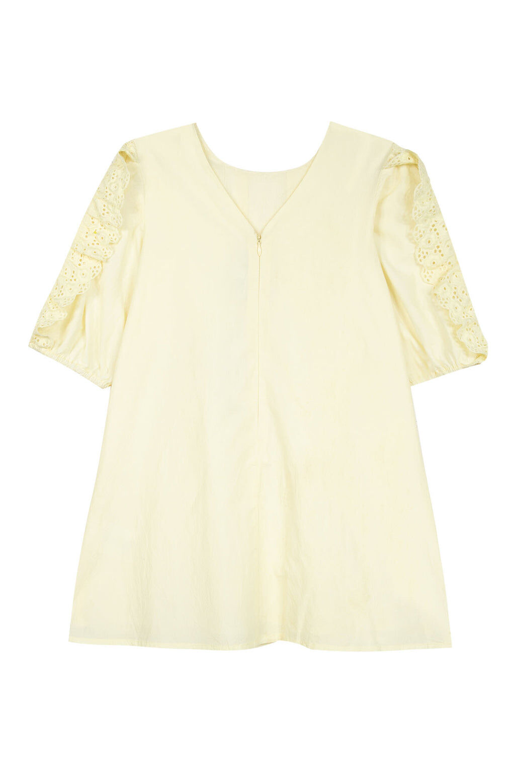 Dress - Lemon cotton veil