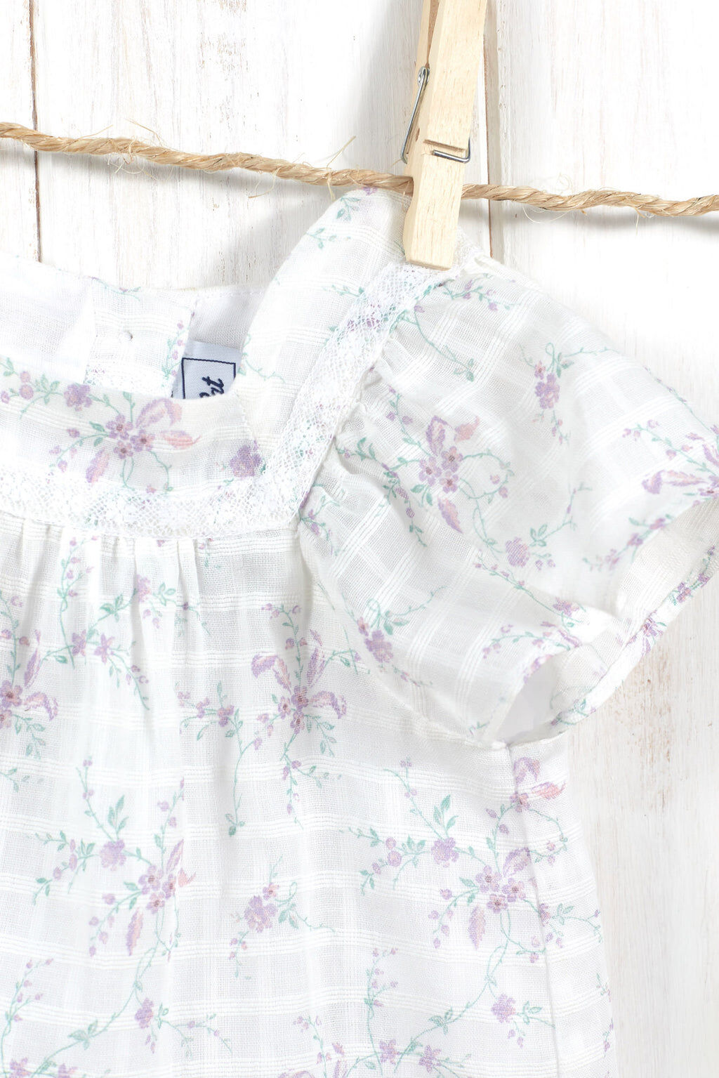 Dress - Cotton Print lilac