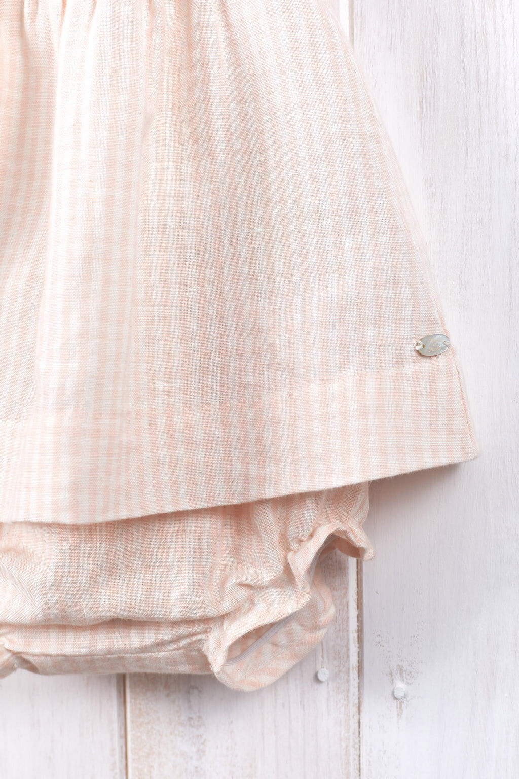 Outfit short - Two-tone gingham White
