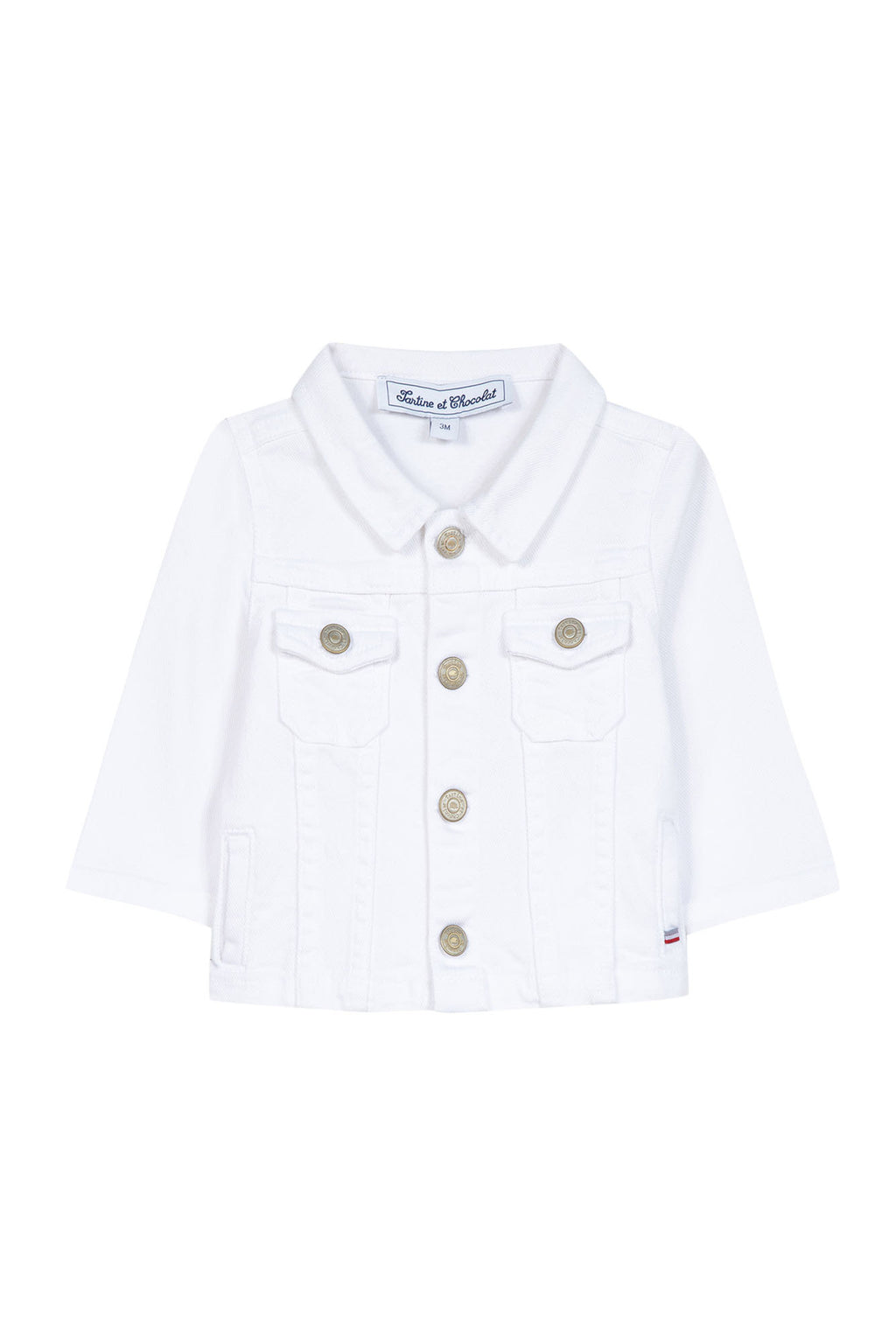 Jacket - Cotton denim White