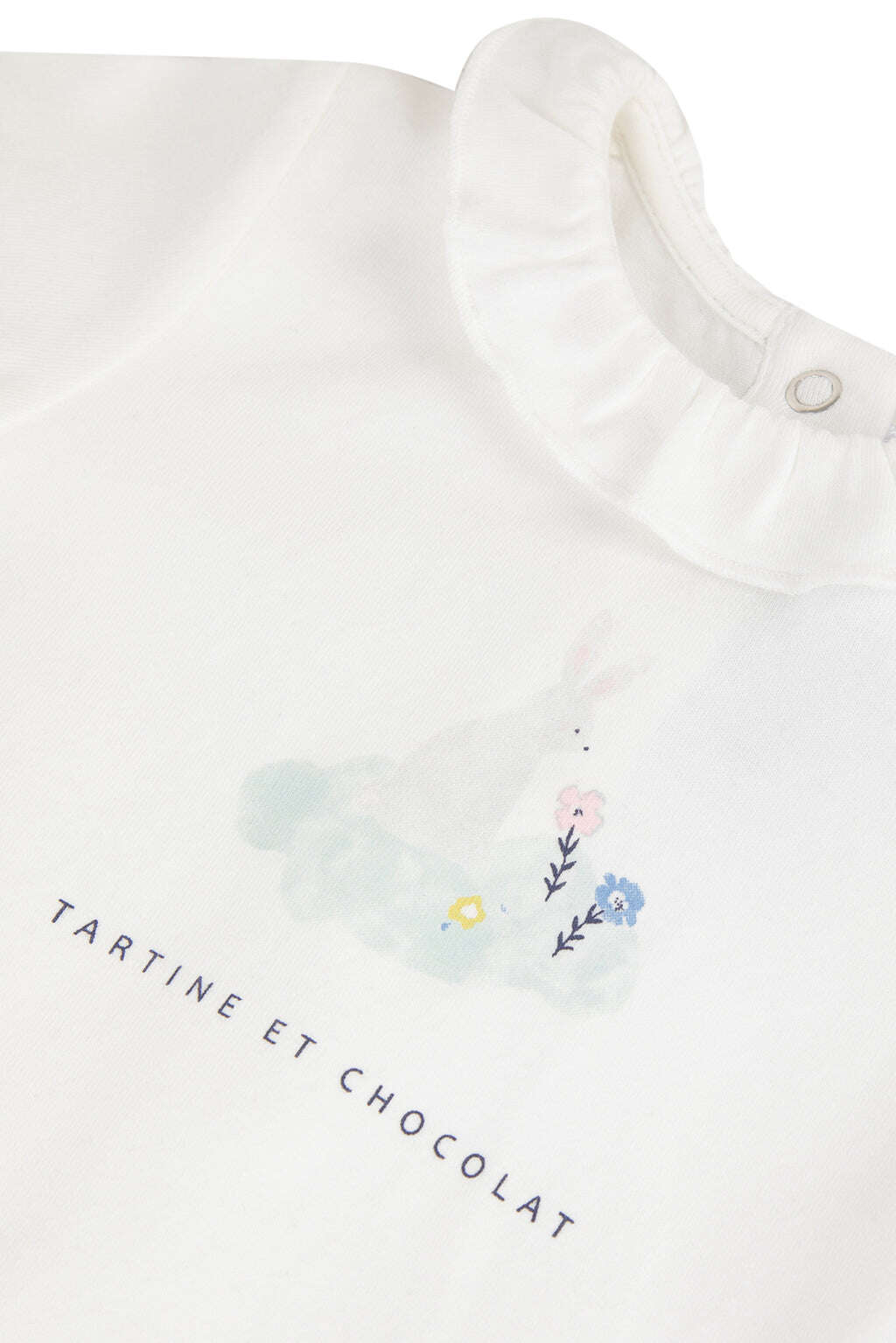 Tee-shirt - Ecru illustration lapin