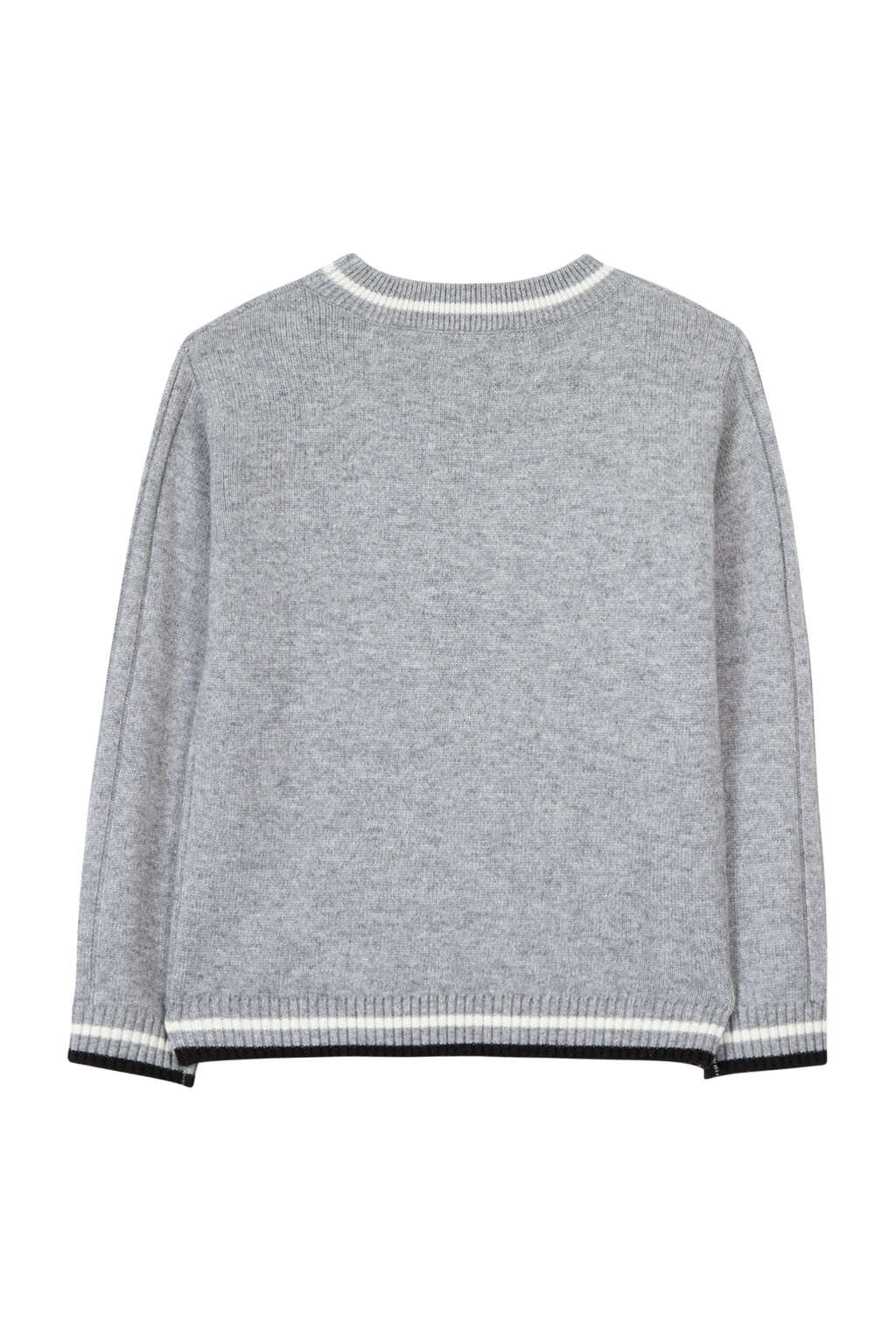 Pull - Gris chiné maille
