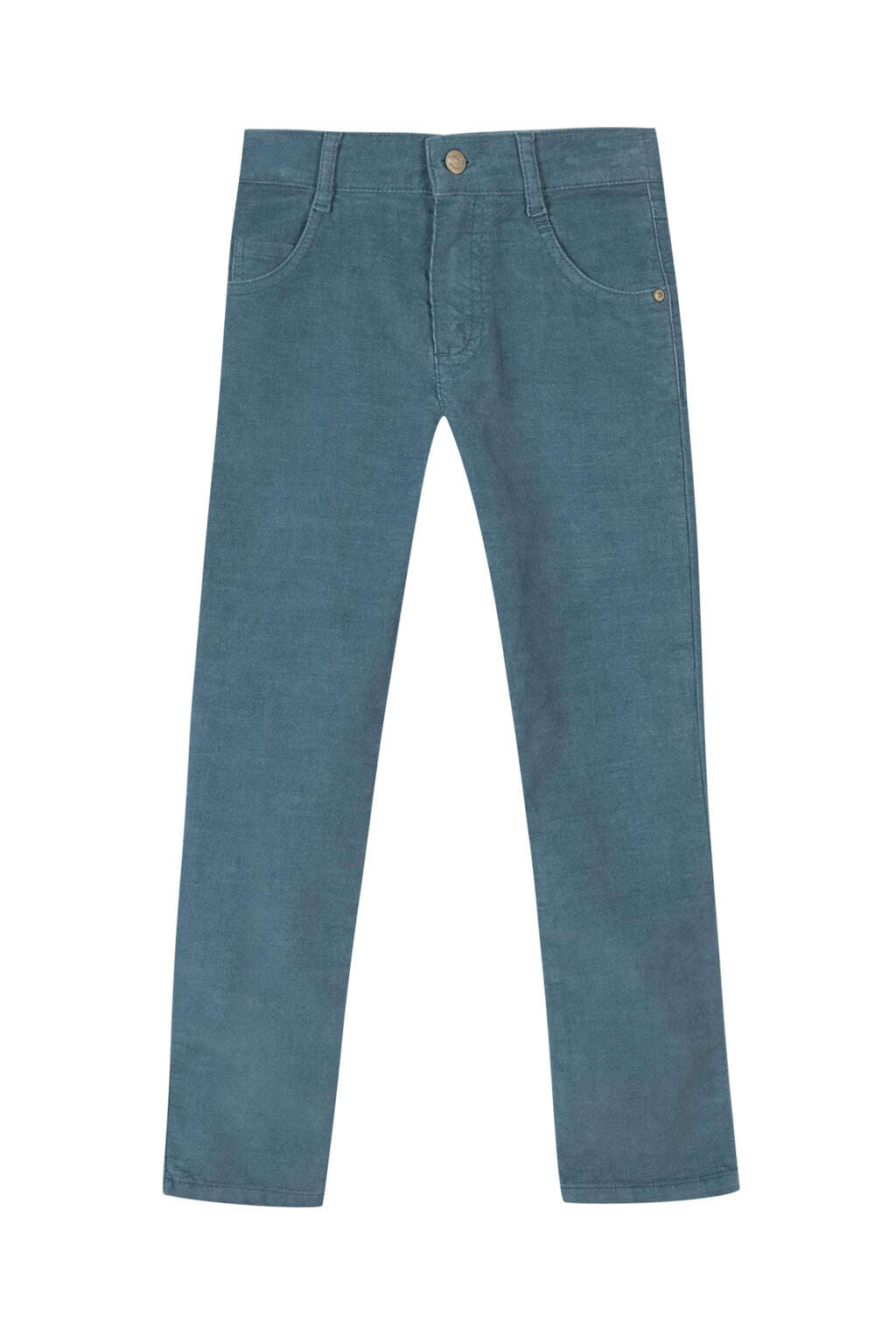 Pantalon - Indigo velours côtelé milleraies