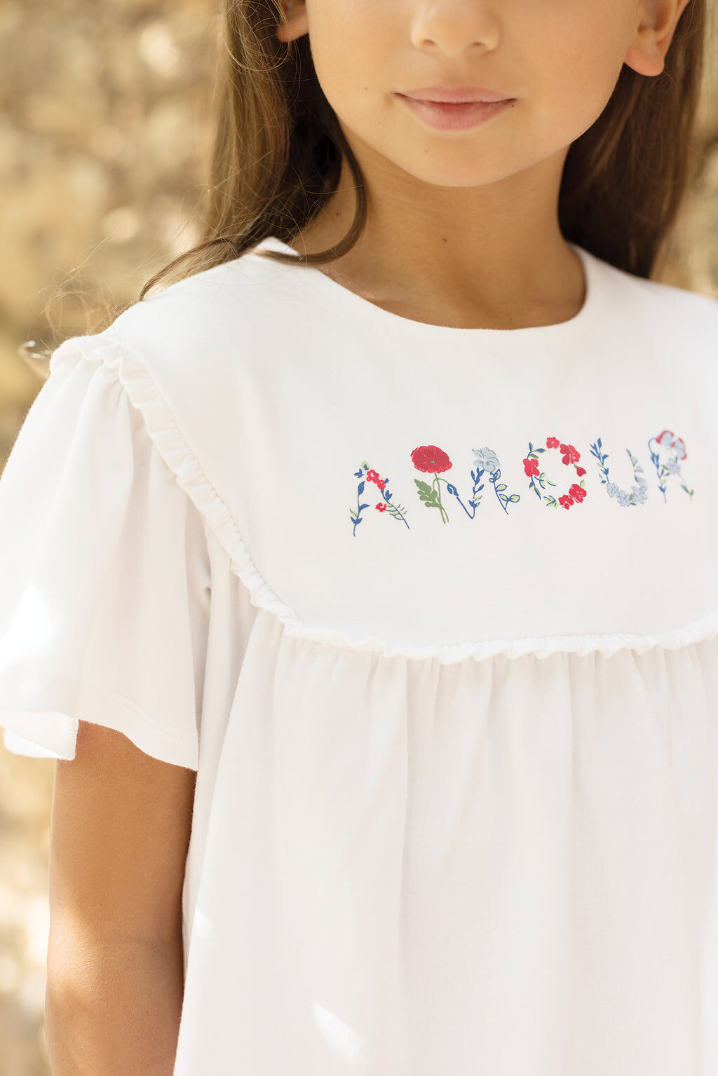 T-shirt - Imprimé Amour bougainvillier