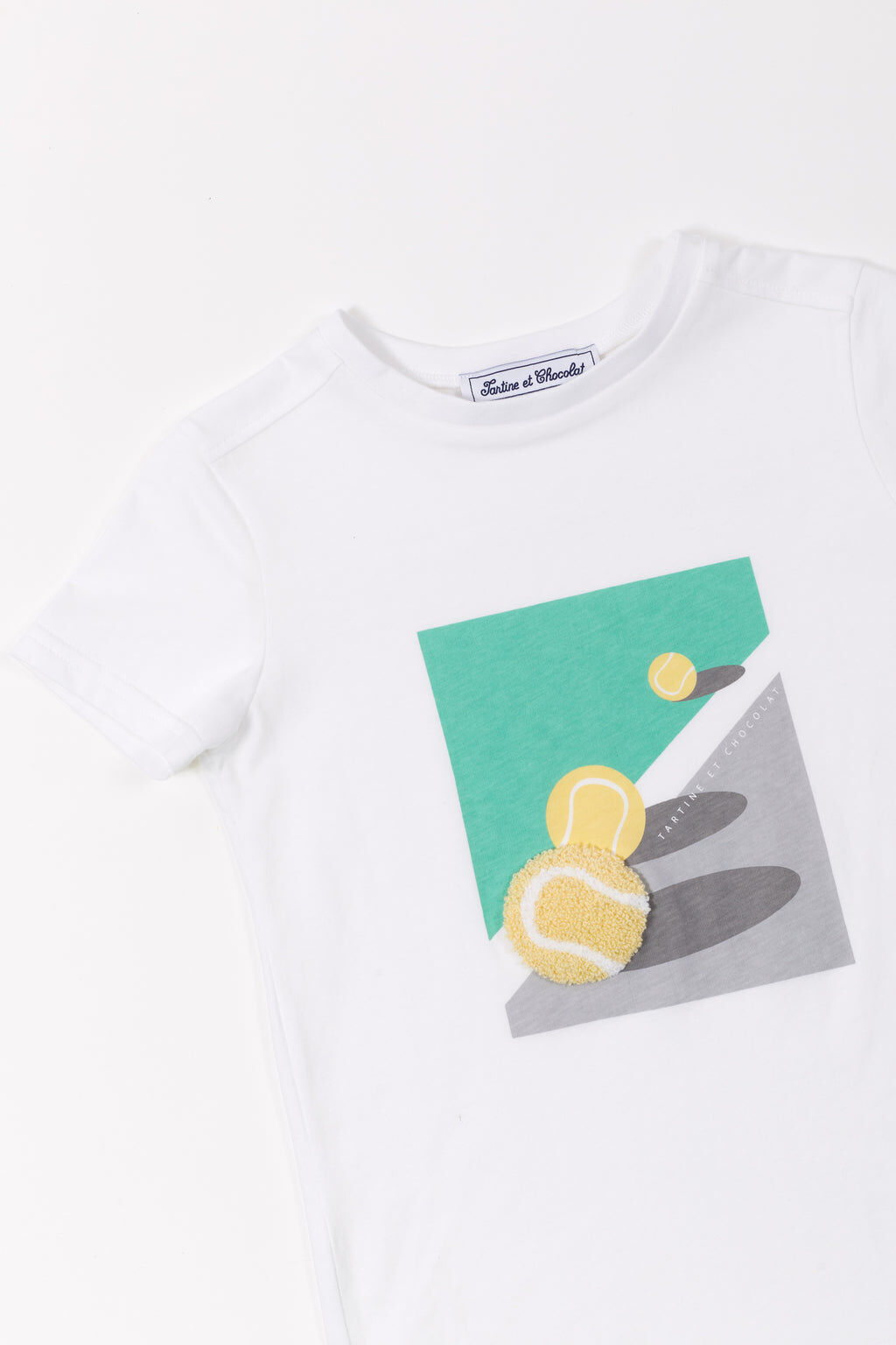 T-shirt - Graphite Illustration tennis
