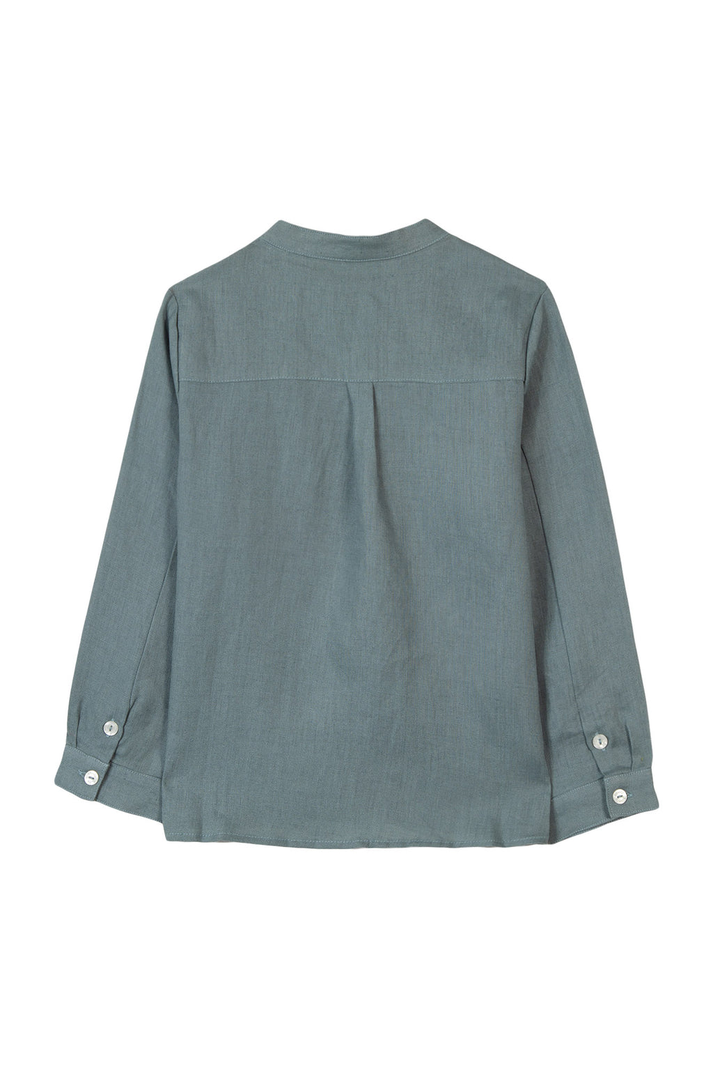 Chemise - Lin vert manches longues