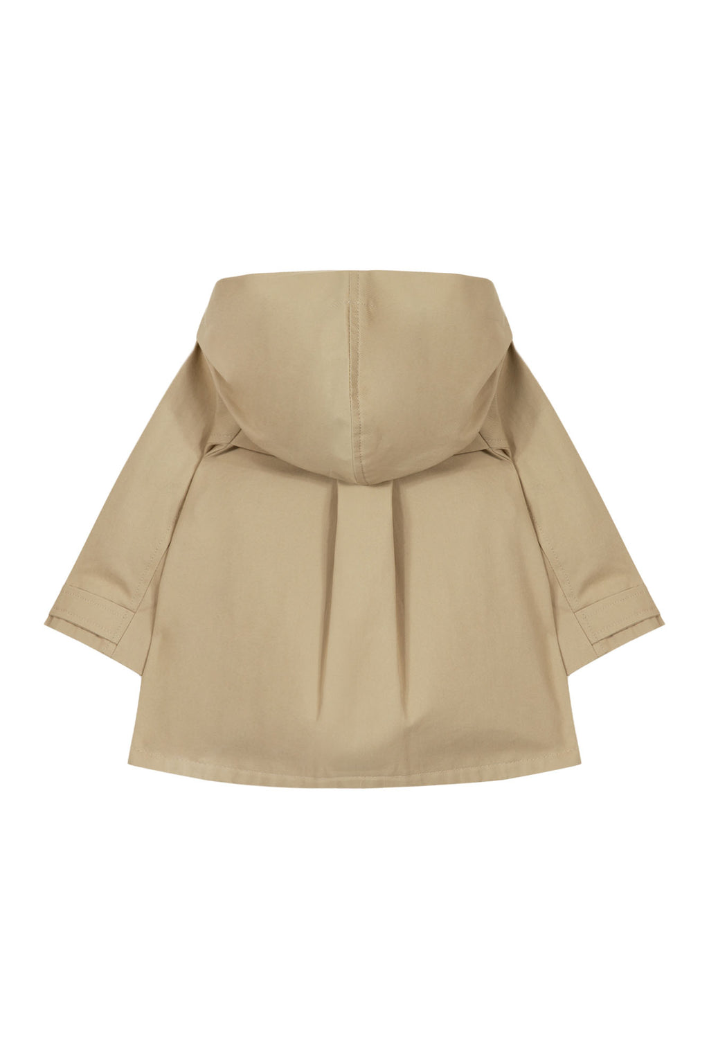 Cotton sand trench coat