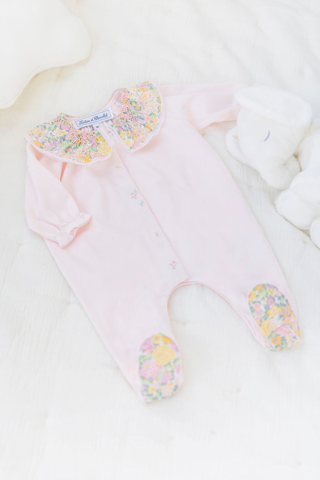 Pyjamas - Pink fabric Liberty