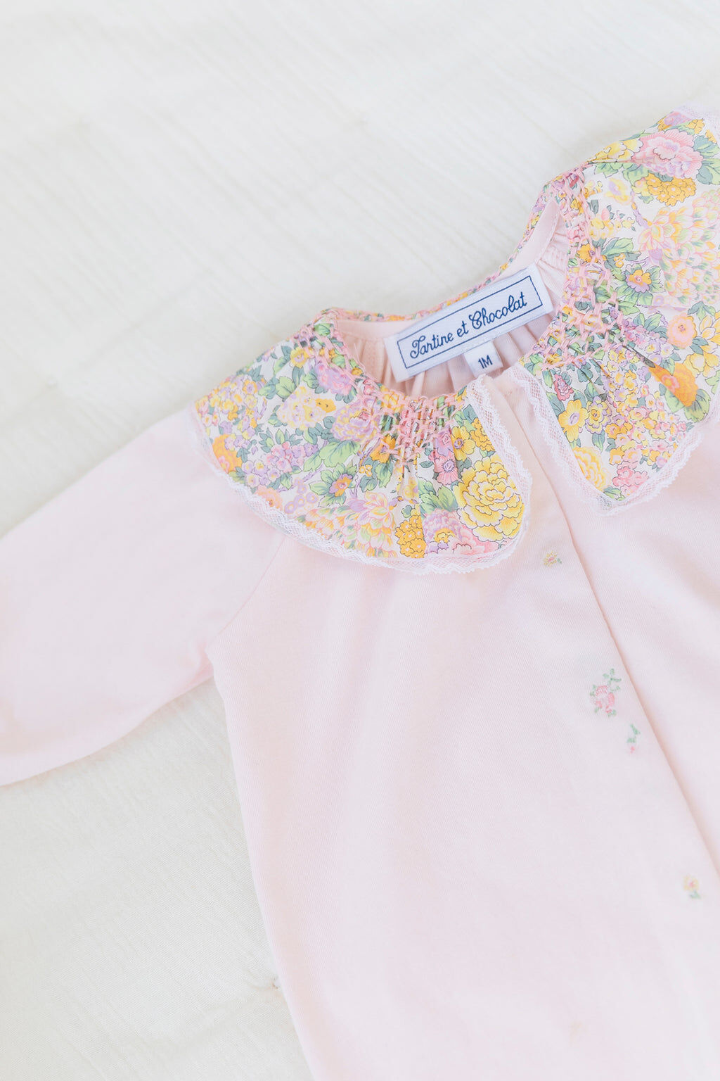Pyjamas - Pink fabric Liberty