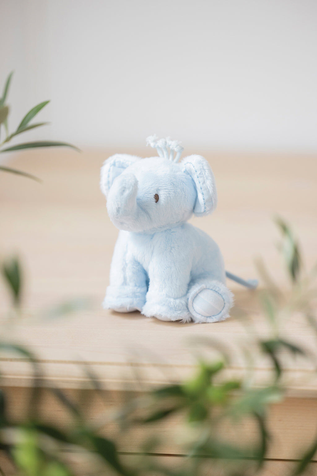 Ferdinand l'éléphant - 12 cm bleu ciel