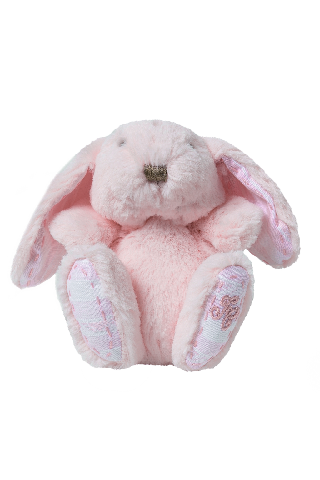 Augustin le lapin - 12 cm rose pâle