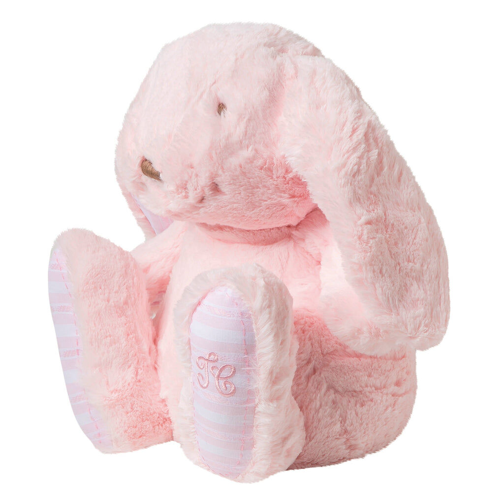 Augustin le lapin - 35 cm rose pâle