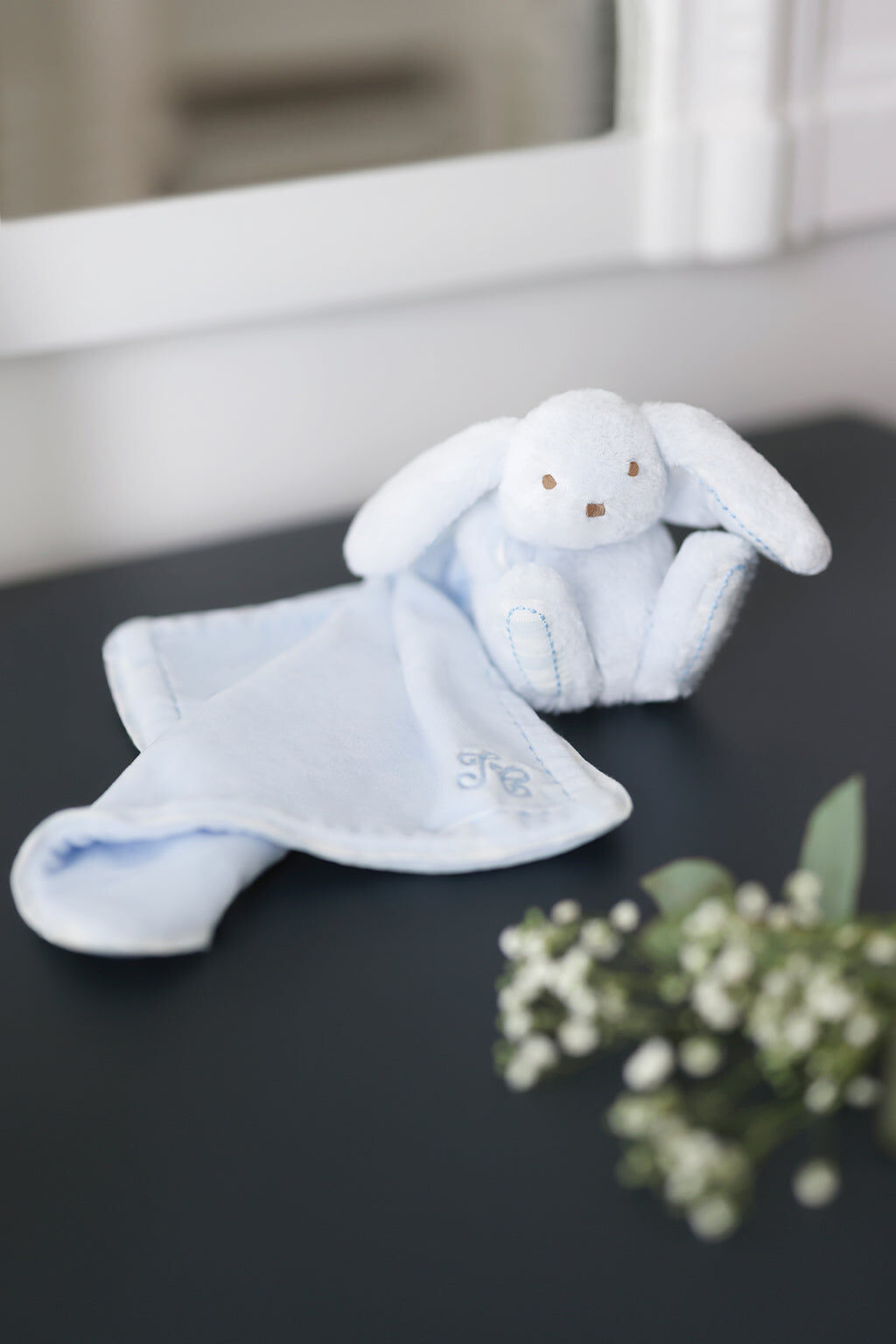 Augustin the rabbit - Comforter Sky blue