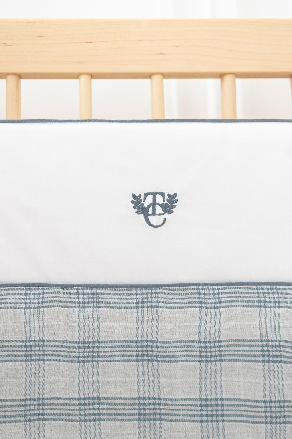 Adjustable bed bumper - Twill de coton