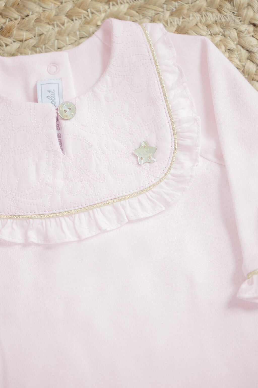 Pyjama patchwork petite fille en coton A083Y01