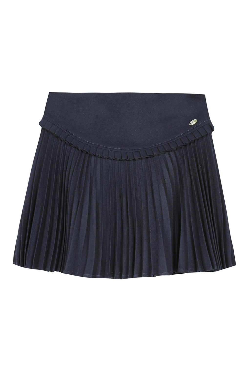 Skirt - pleated in Flannel Navy