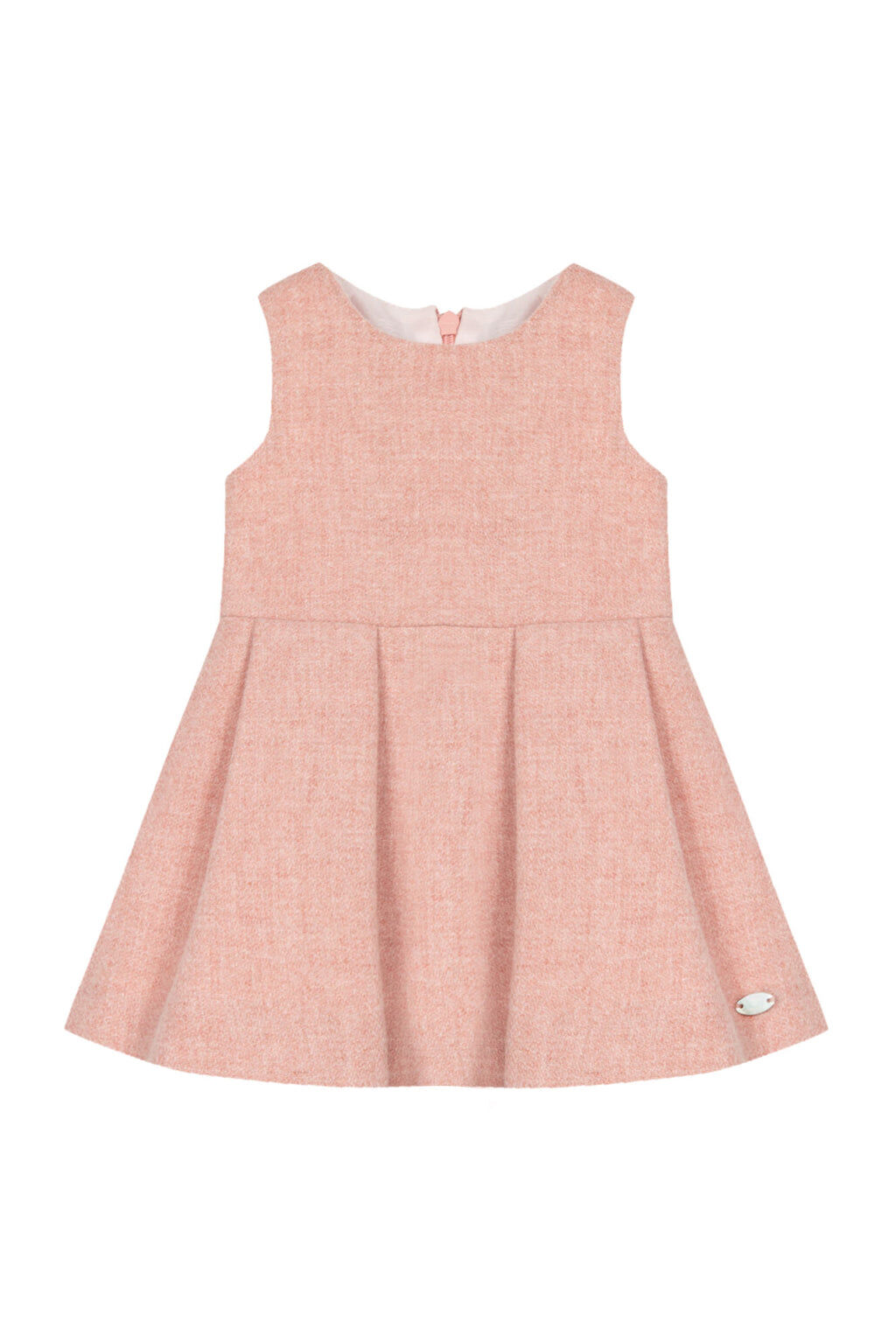 Dress - Pink medium sheet of Wool