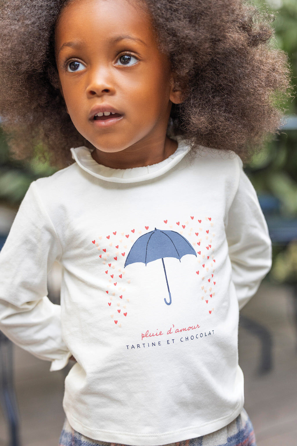 T-shirt - Mother-of-pearl Illustration umbrella
