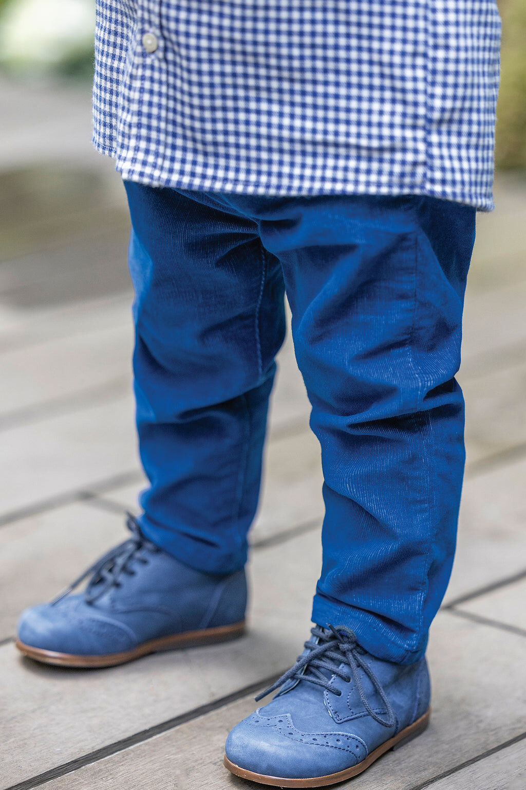 Pantalon - Bleu roi velours côtelé