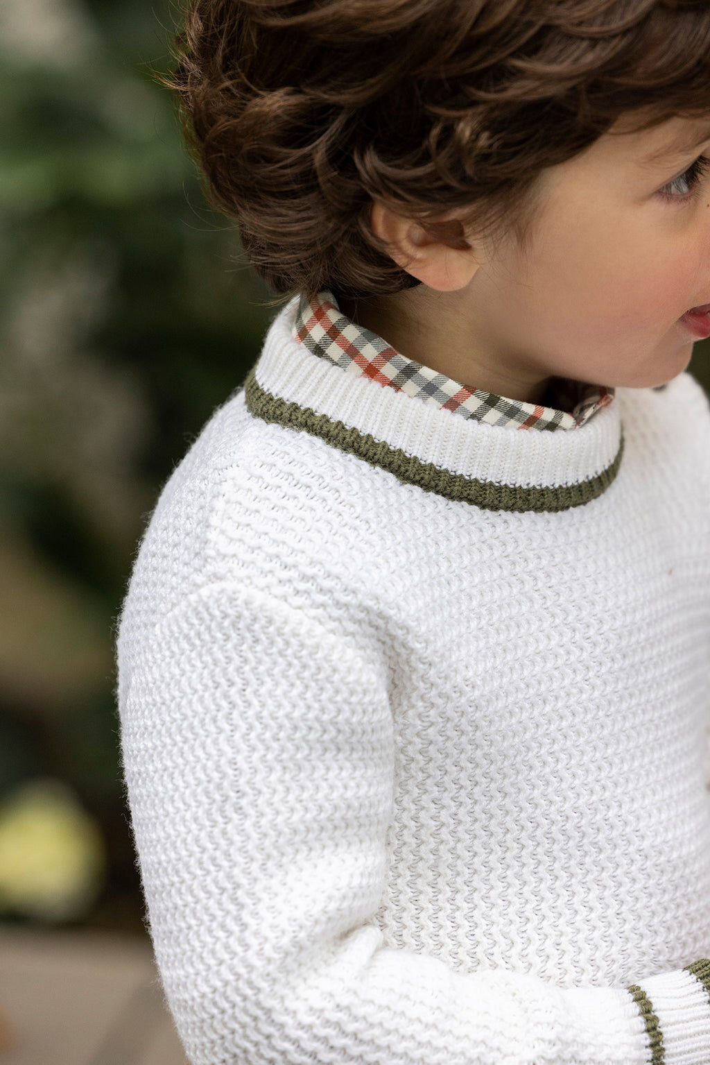 Jumper - Mother-of-pearl Knitwear Round neck