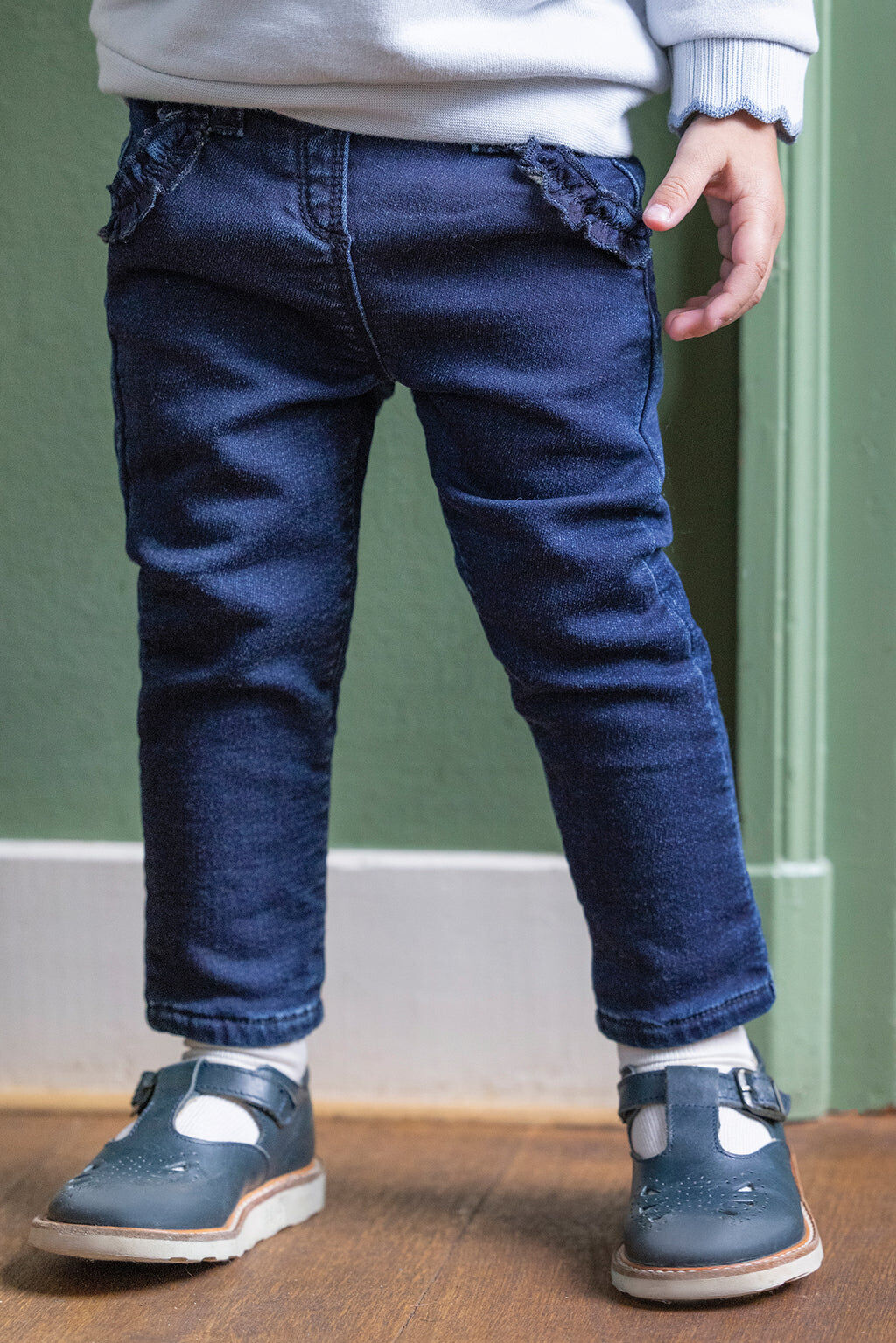 Jeans - Navy ruches