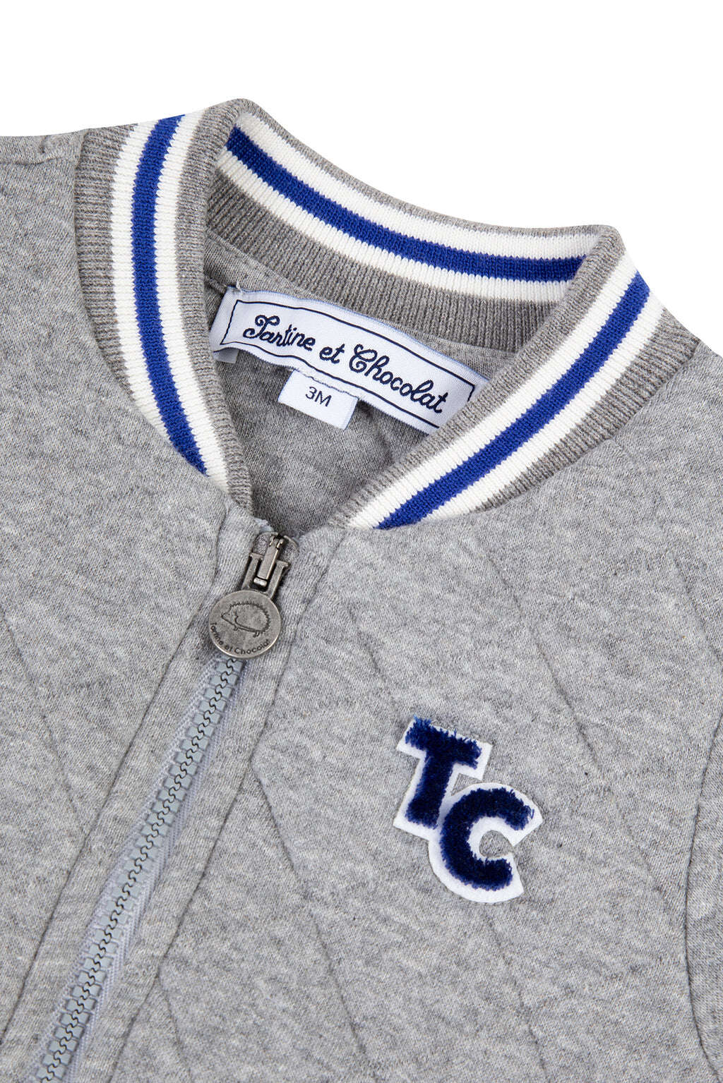 Cardigan - Grey TC monogram
