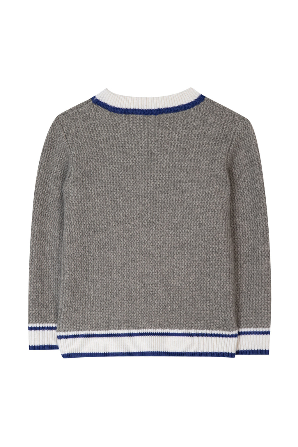 Sweater - Grey knitting Round neck