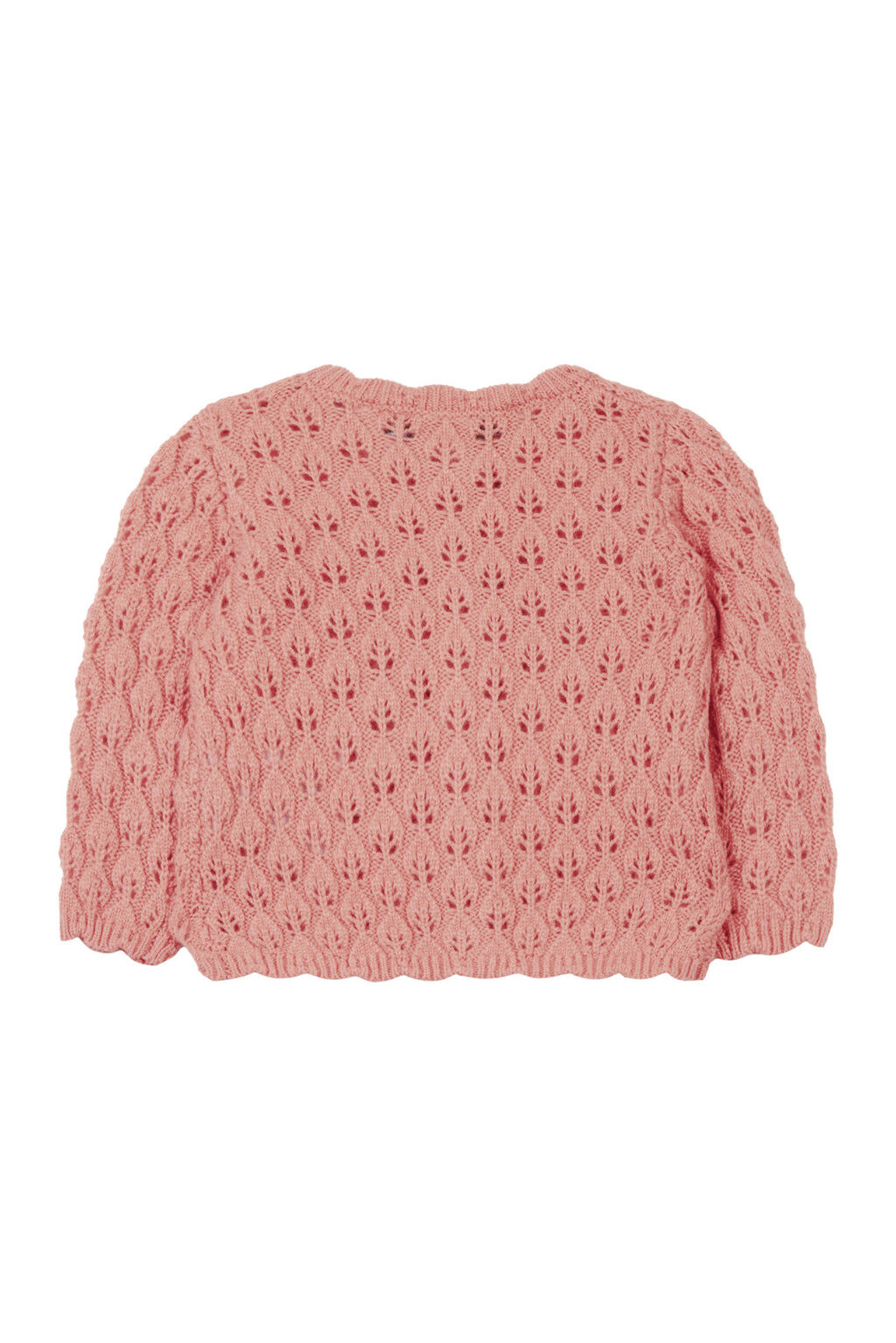 Cardigan - Old Pink Knitwear openwork