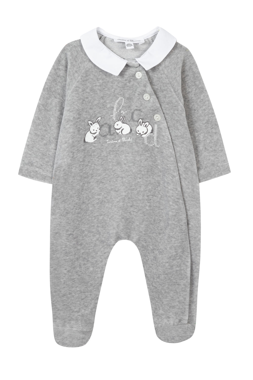 Pyjamas - Grey Velvet ABC