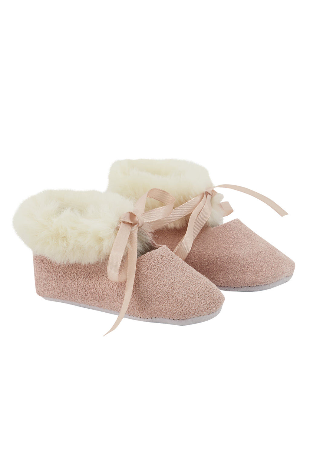 Slippers - Pale pink leather