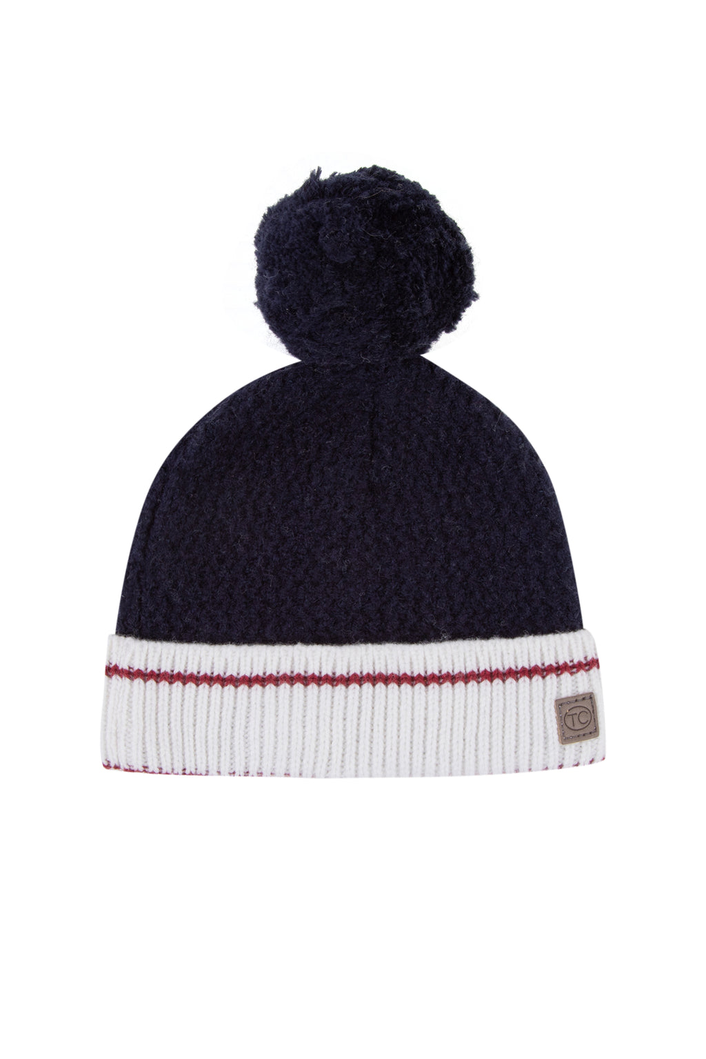 Beanie - Navy knitted