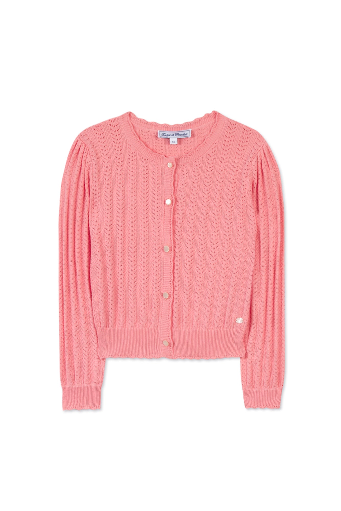 Cardigan - Pink Knitwear girl
