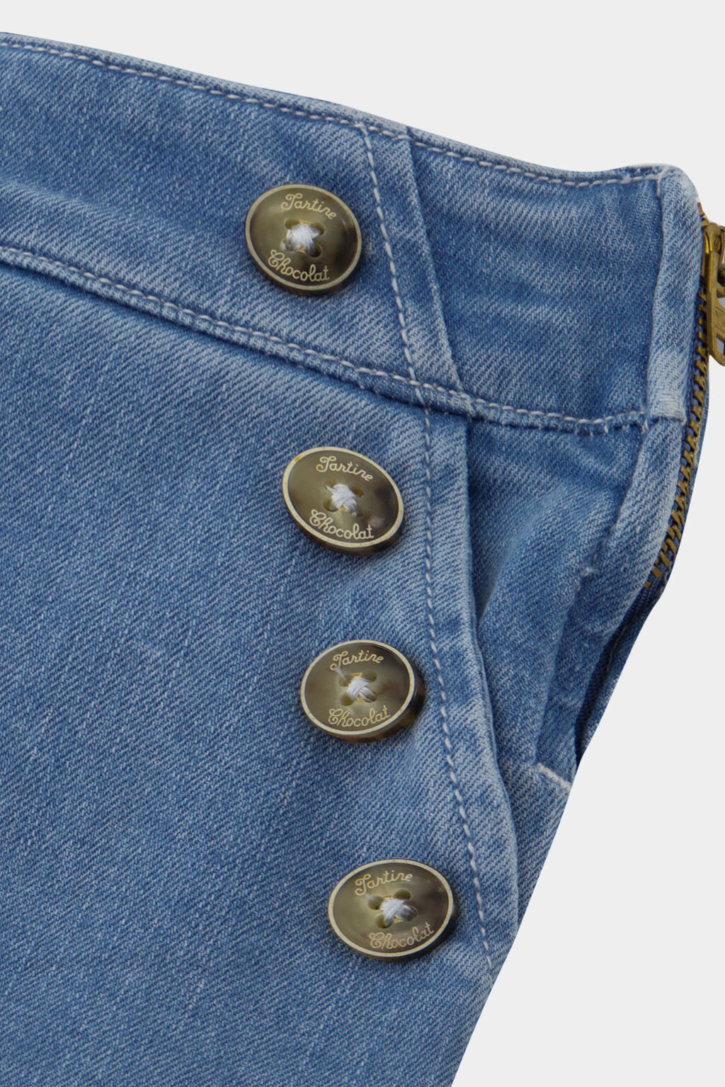 Jeans - Sky blue Buttons