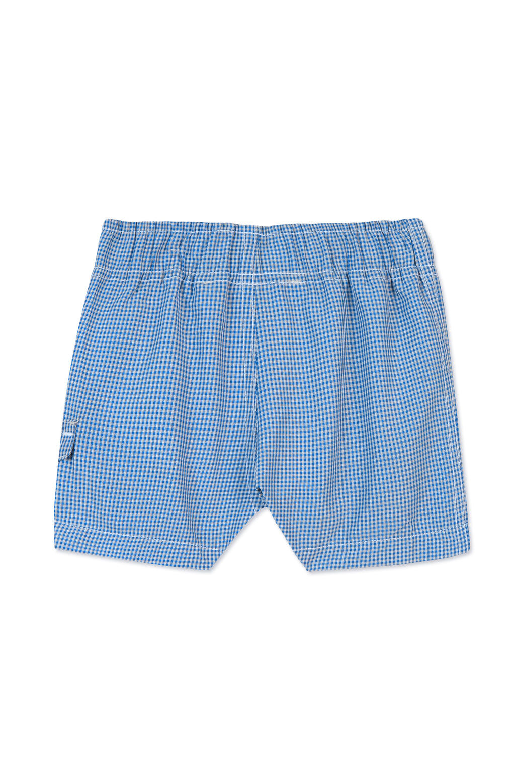 Swimsuit - Azure Two-tone gingham
