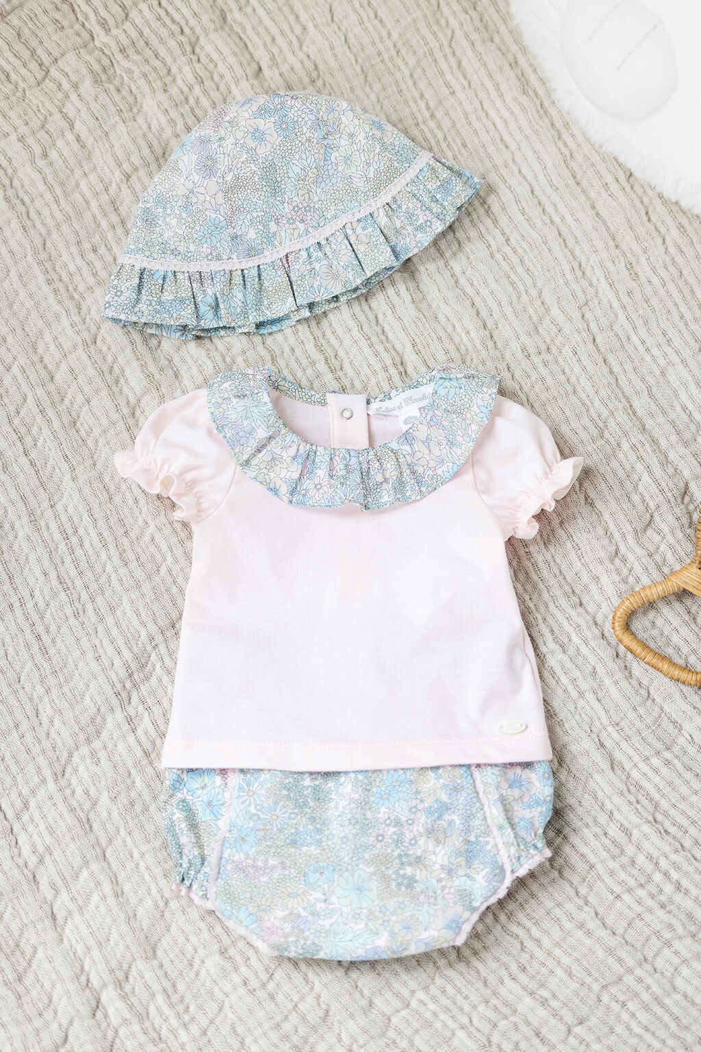 Outfit short - Pale pink Liberty