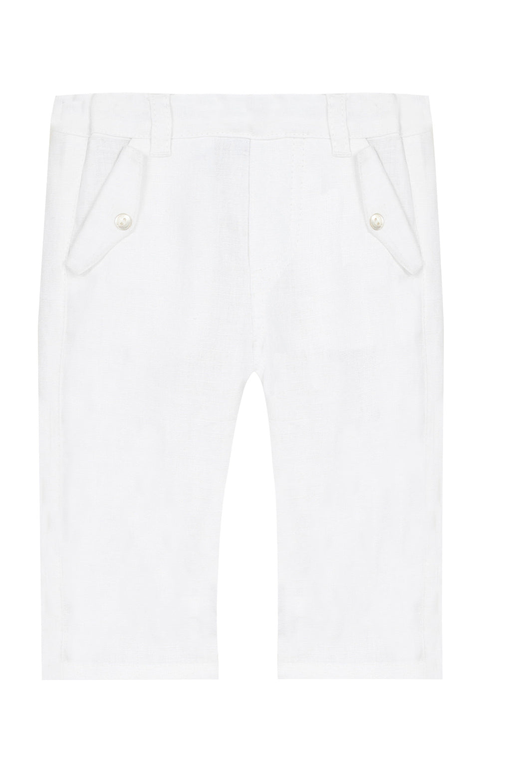 Pantalon - lin Blanc