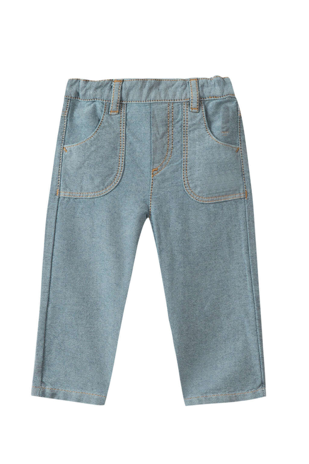 Pantalon - Coton bleu marin