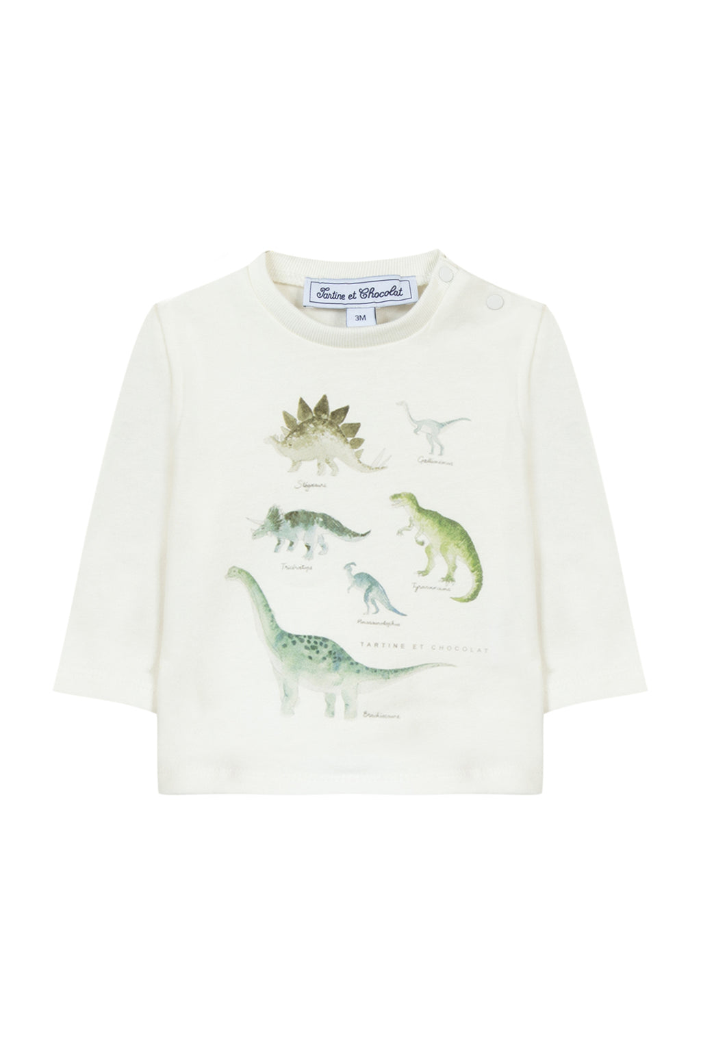 Tee-shirt - Jersey illustration dinosaure