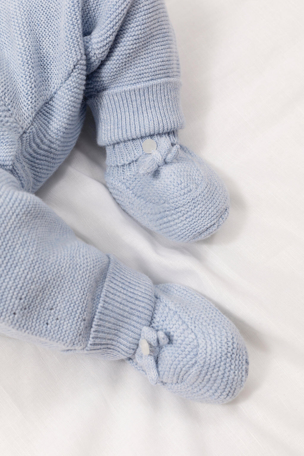Slippers - Sky blue Knitwear