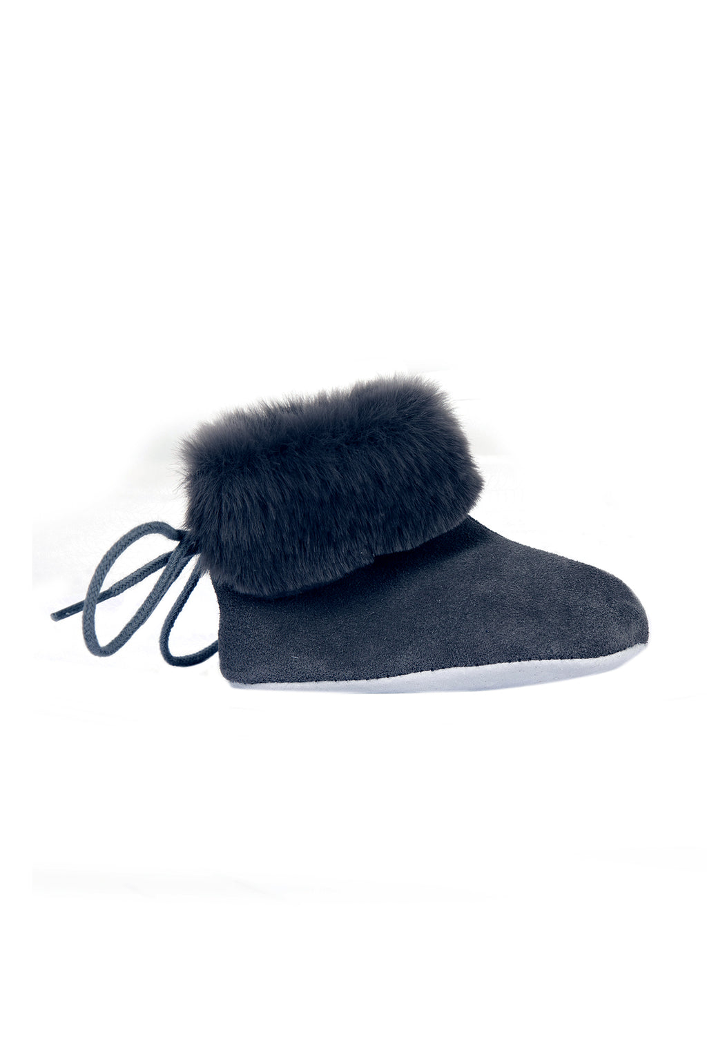Slippers - Navy fur