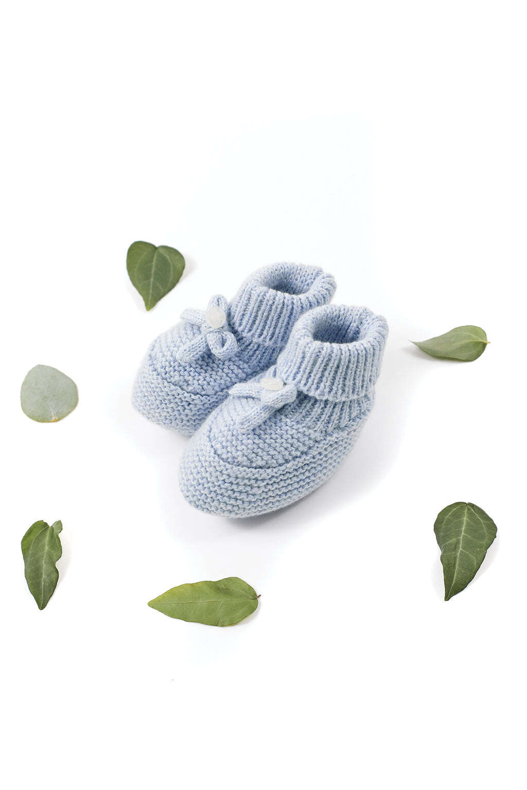 Slippers - Sky blue Knitwear