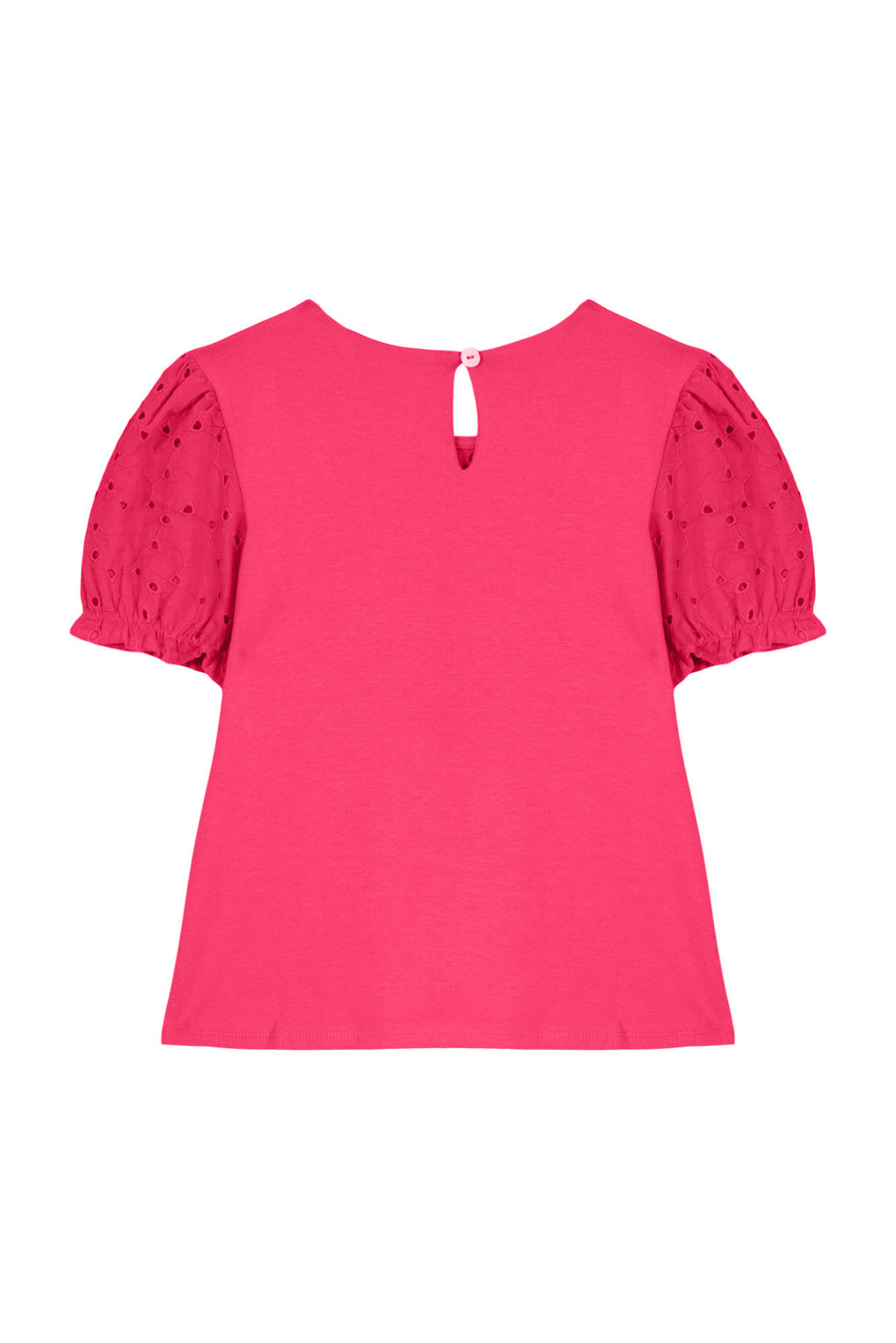 T-shirt - bougainvillier broderie anglaise