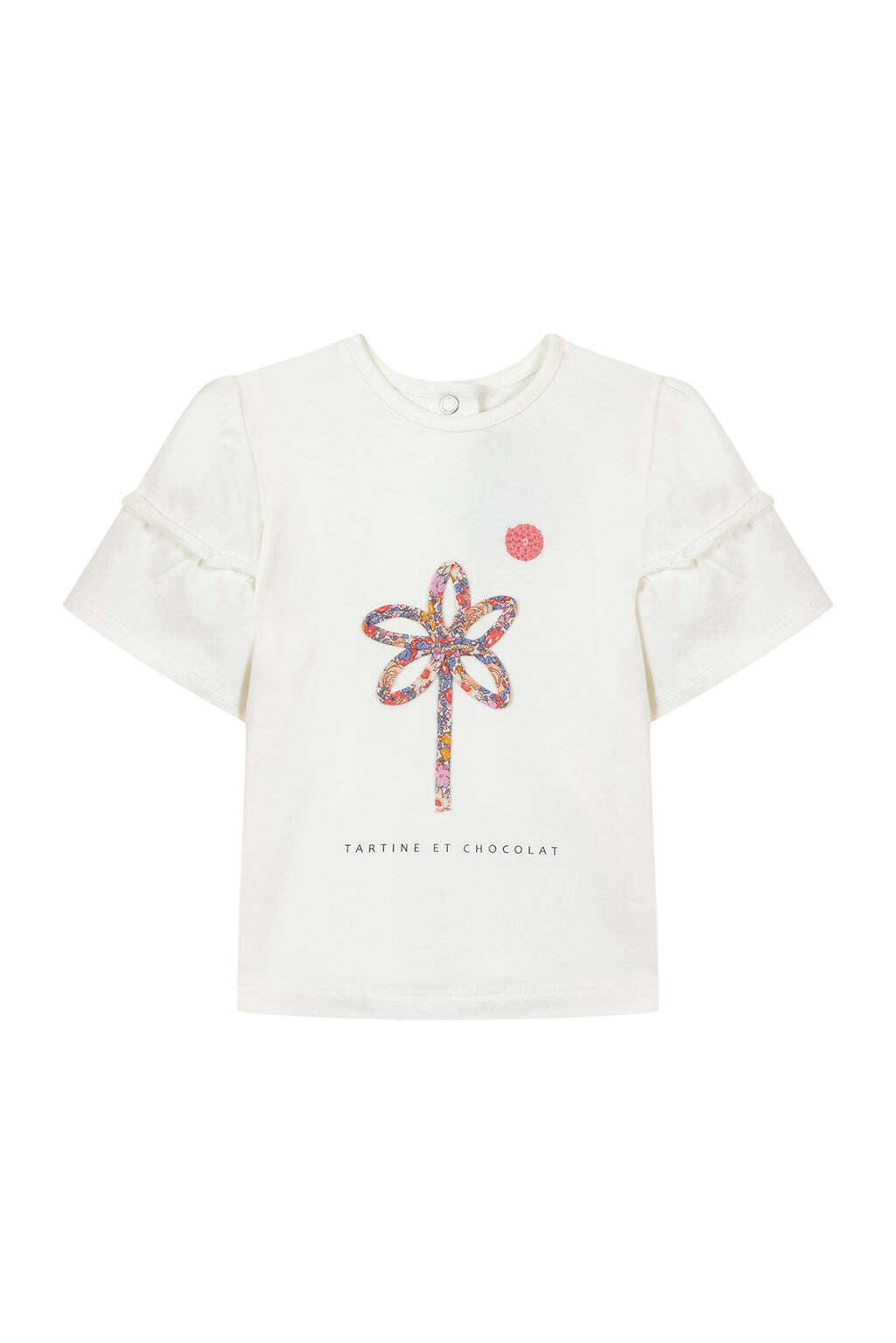 T-shirt - Rose  illustration palmier