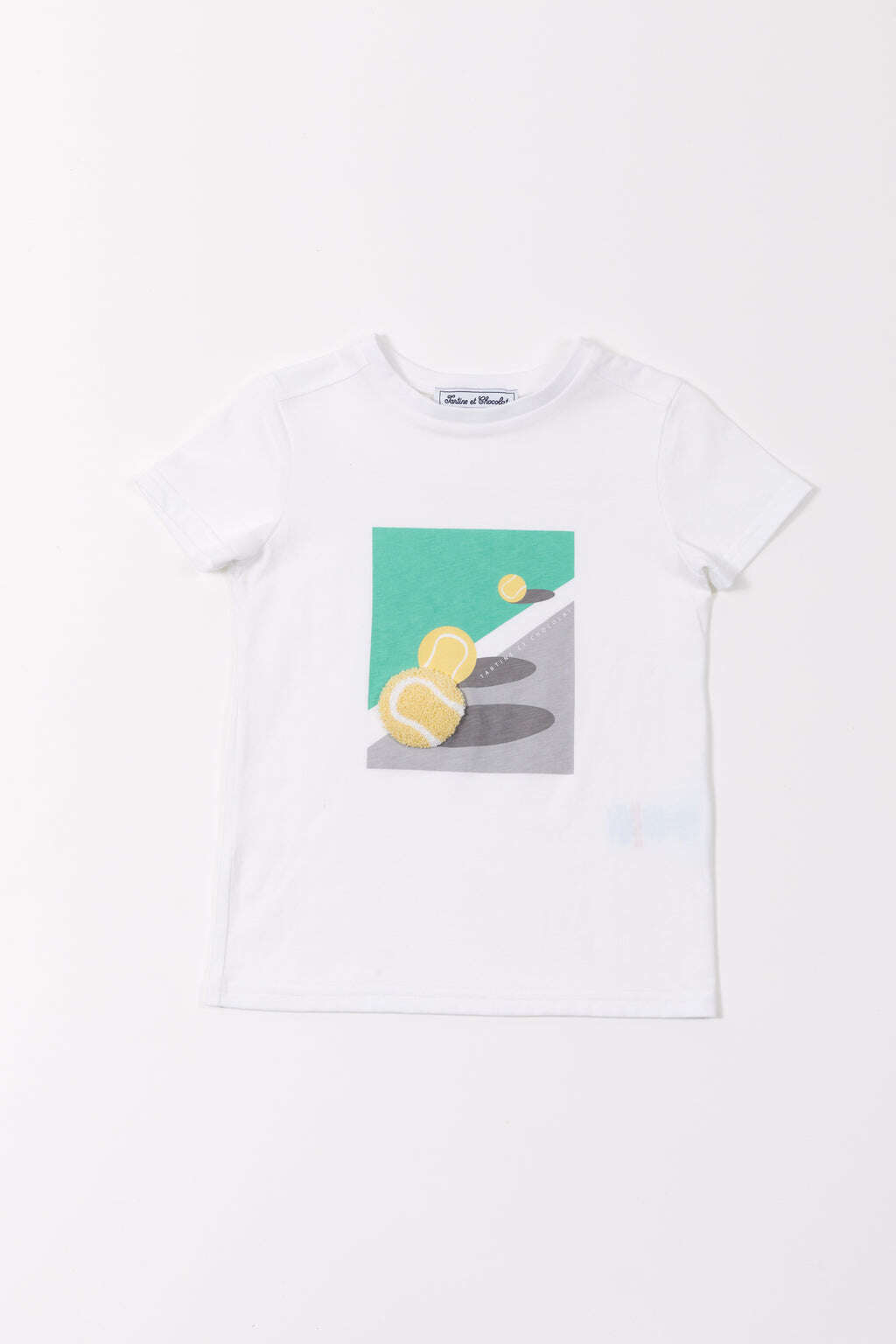 T-shirt - Graphite illustration tennis