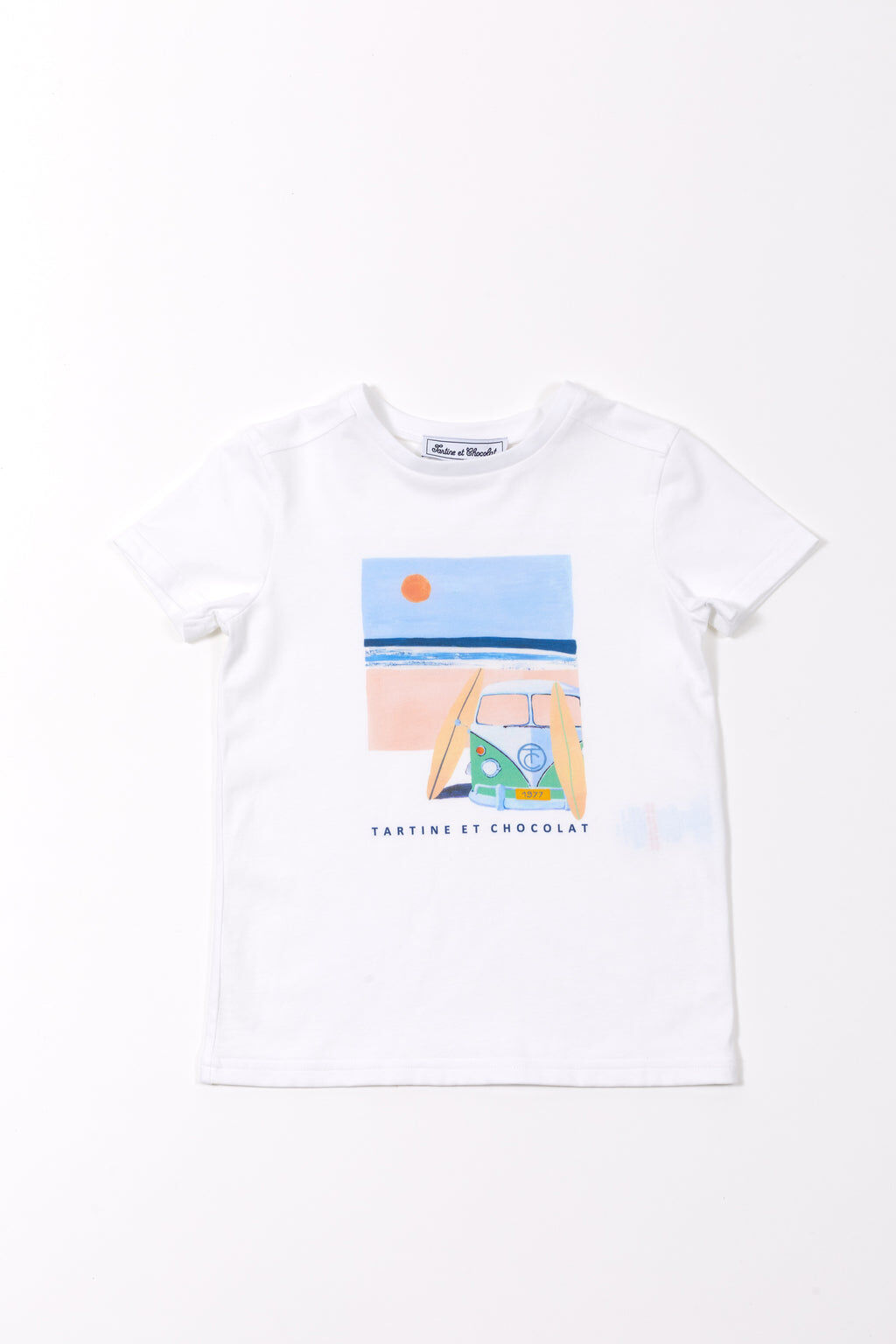 T-shirt - Vert illustration océan